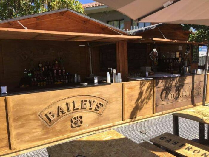 eventos y fiestas en casetas de madera